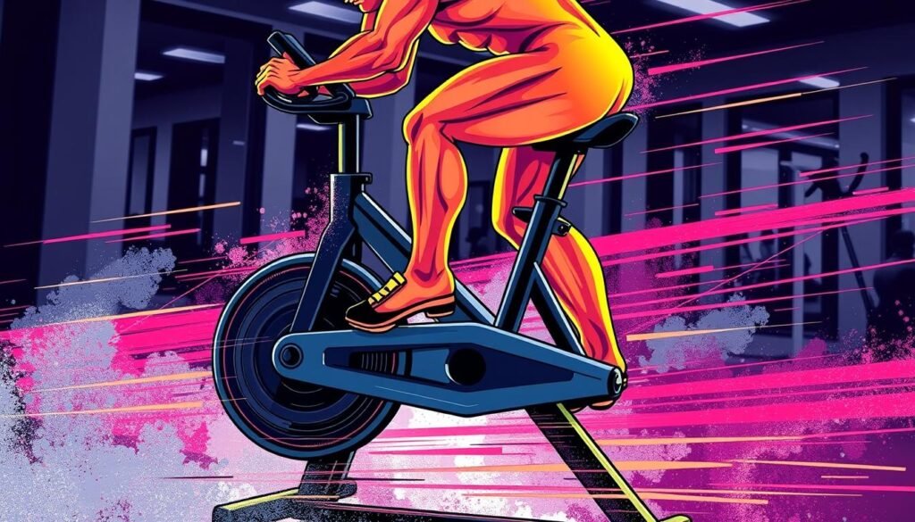 Exercise bike muscles