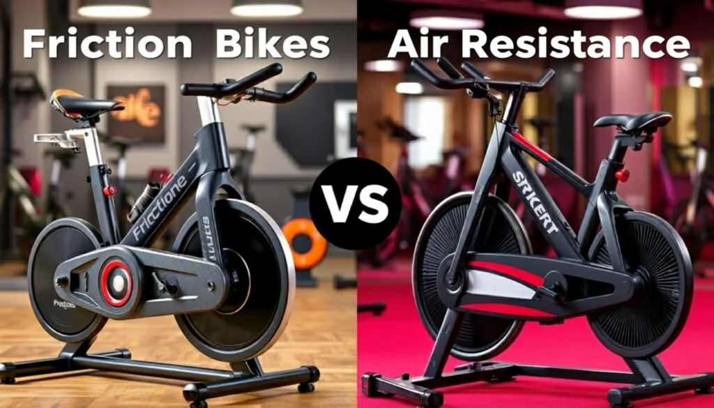 friction bikes vs air resistance bikes comparison