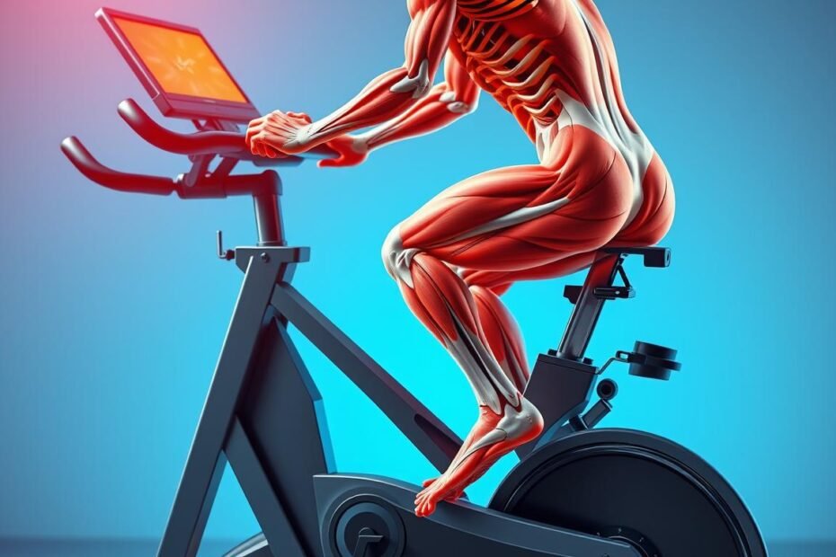 what muscles does an exercise bike work