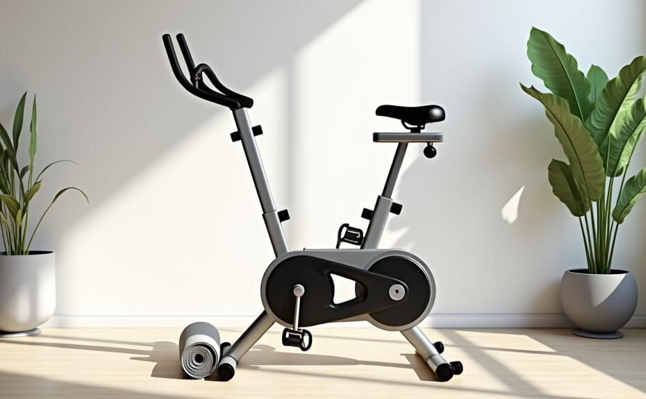 dual action stationary bike exercise