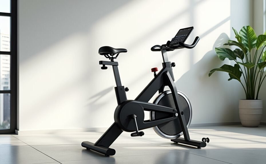 smart exercise bike features