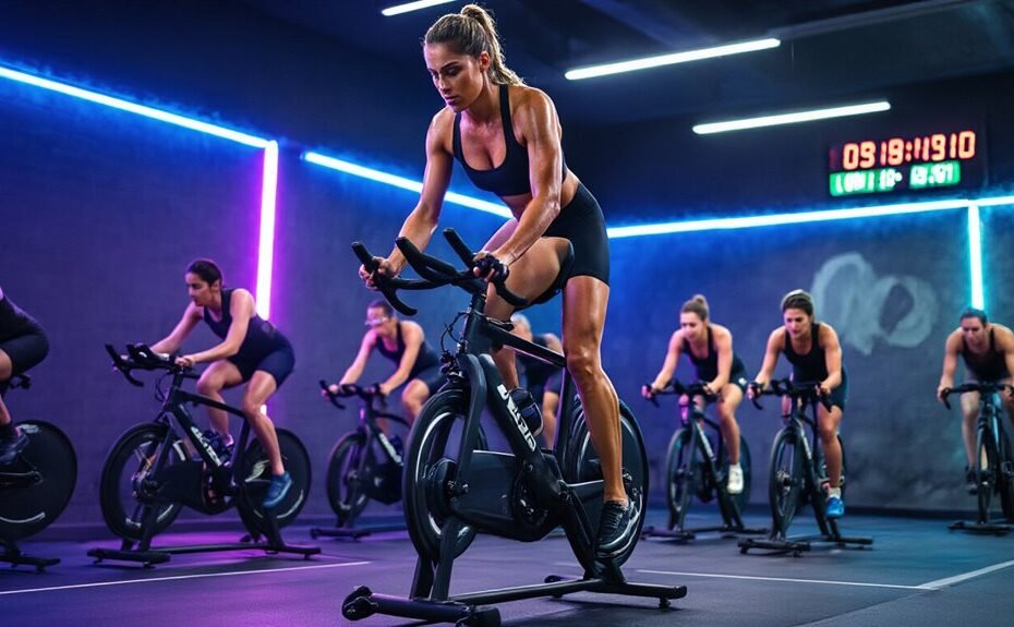 indoor cycling hiit workouts