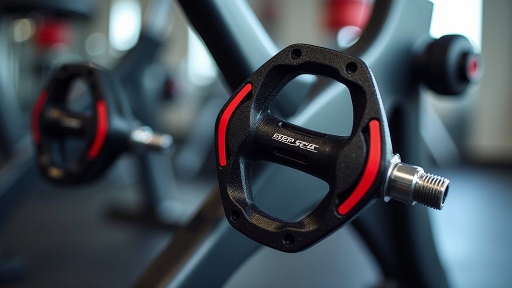 silent resistance cycling pedals