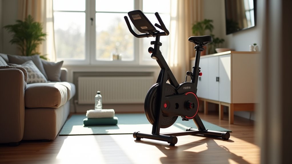 space efficient exercise bike options