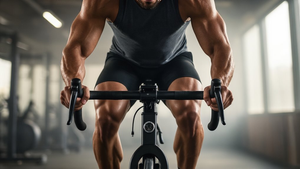 strength building stationary bike workouts