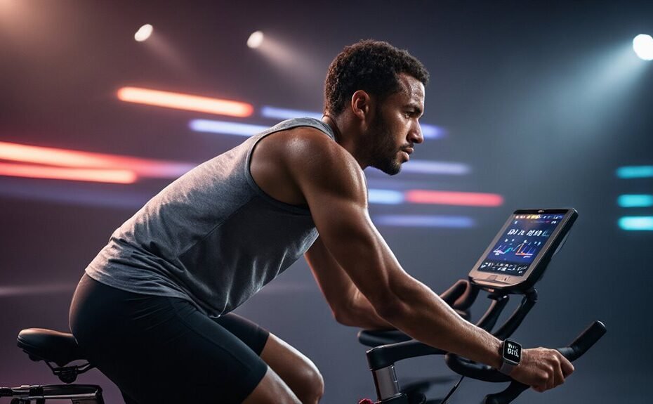 track spin bike metrics