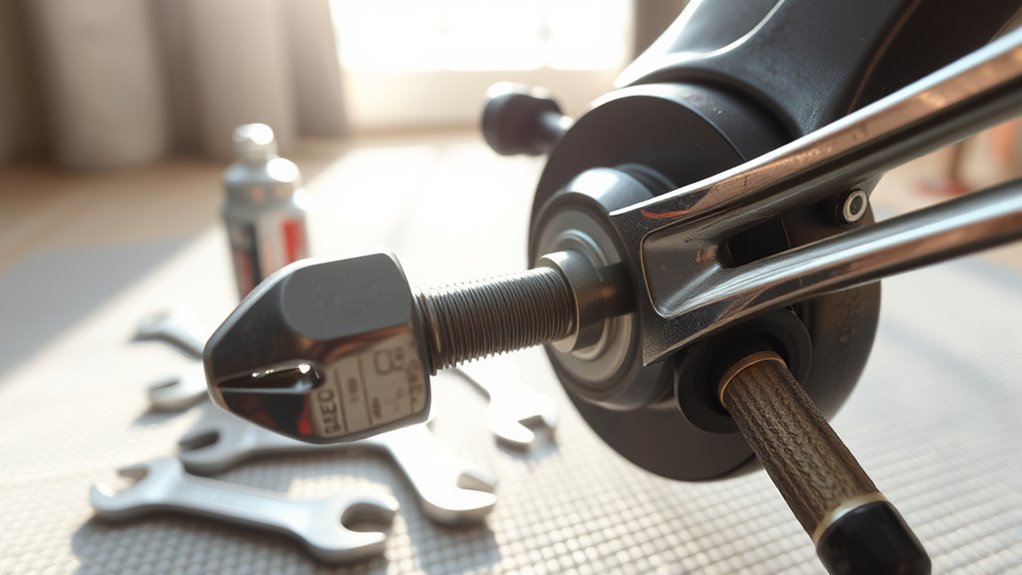 tighten bolts for safety